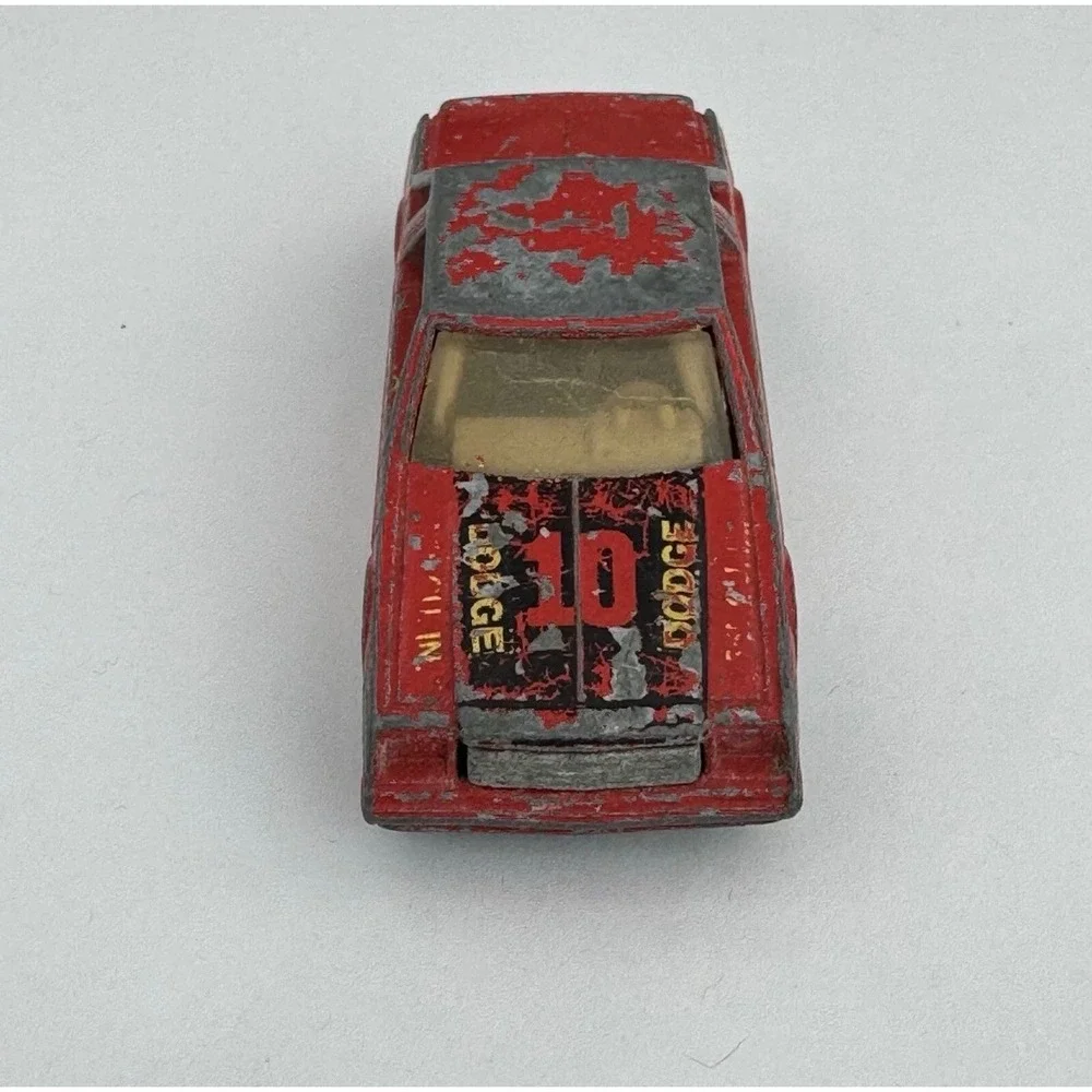 Vintage 1980 Hot Wheels Mirada Stocker Red Dodge #10 Diecast Car Hong Kong